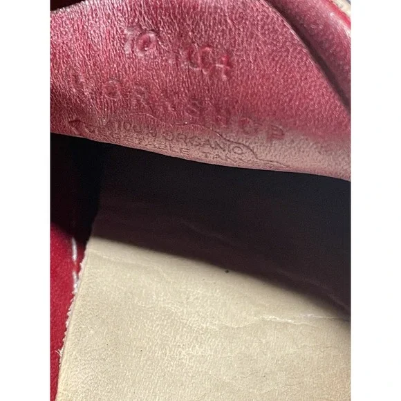 BED STU Hermione Tan Rustic Brown Distressed Leather Slip On Shoes Womens Sz 10 - Picture 9 of 10